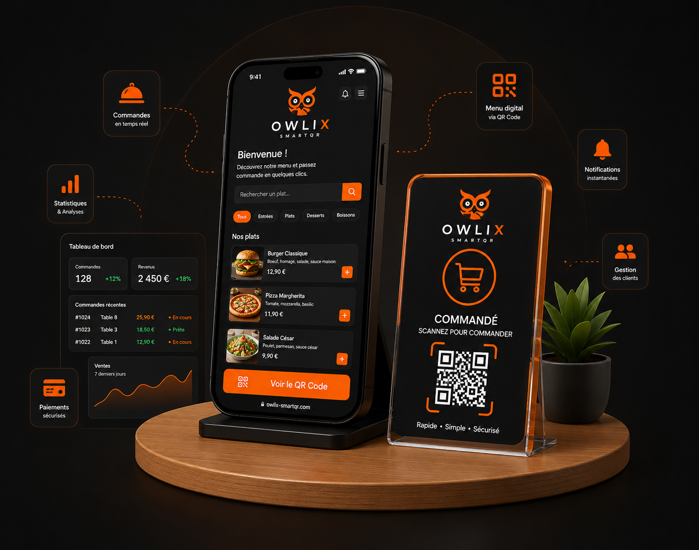 Smart QR Presentation Dark