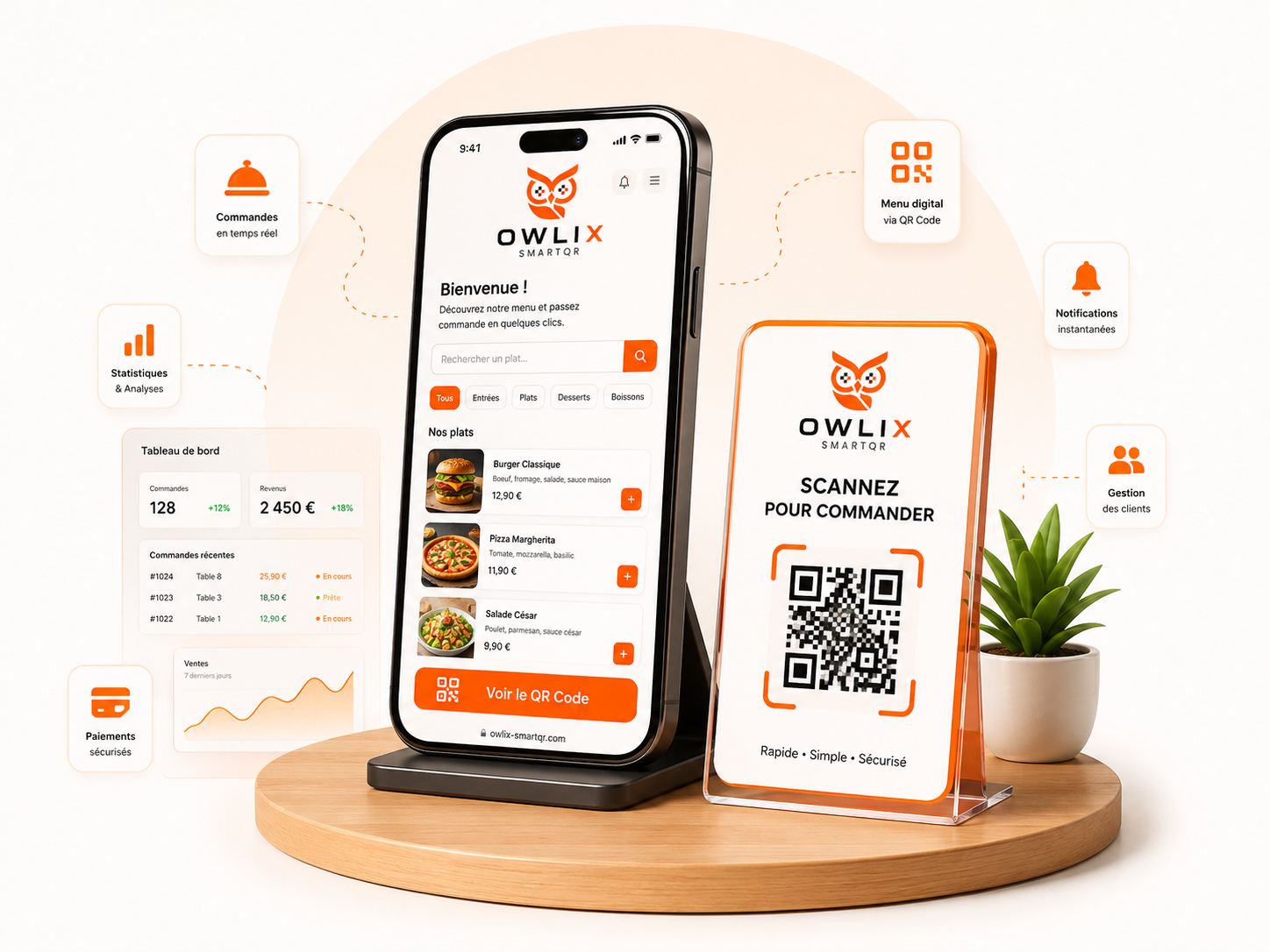 Smart QR Presentation Light