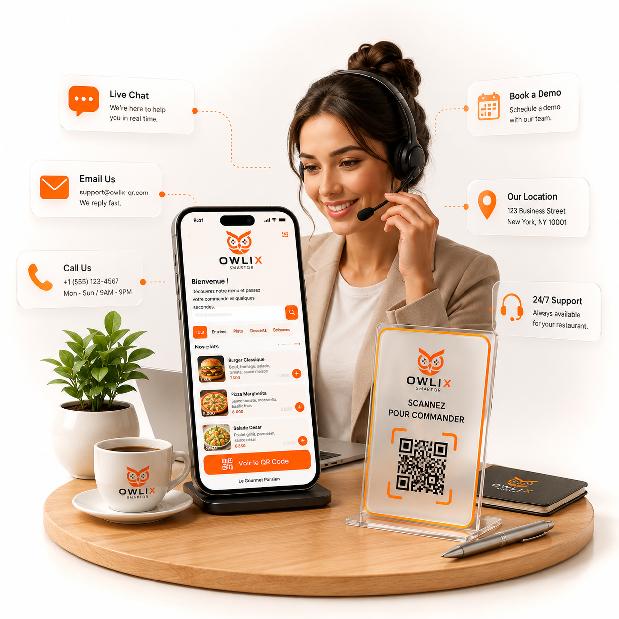 Smart QR Presentation Light